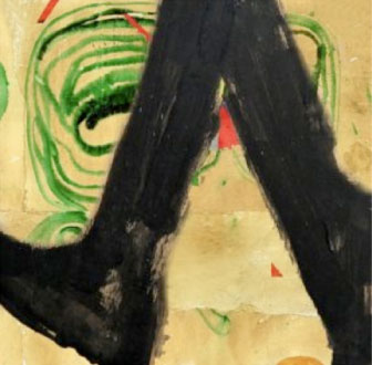 Jan de Bruin, 'Passo a passo', 2010, computer-tekening, 14 x 14 cm.